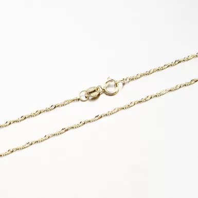 Dámský řetízek žluté zlato 585 - Lambada 45-1126