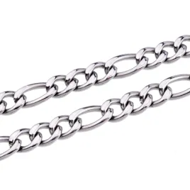 Pánský řetízek ocel řetěz Figaro 10 mm 65025
