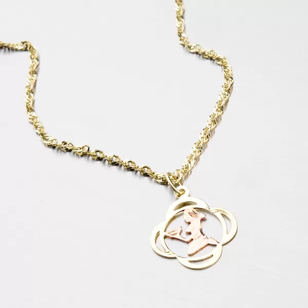 Zlatý přívěsek - Panna 43-2080-08