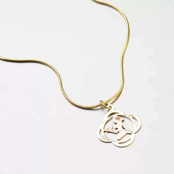 Zlatý přívěsek - Panna 43-2080-08