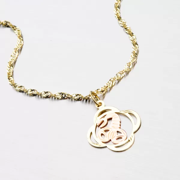 Přívěsek zlato mix 585 - Štír 43-2080-10