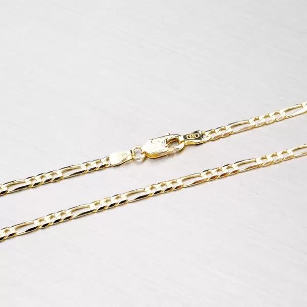 Zlatý náramek - Figaro 3+1 44-1115