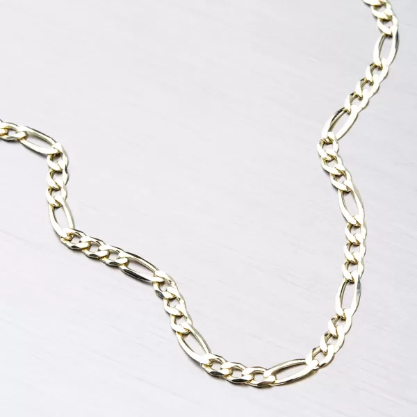 Zlatý náramek - Figaro 3+1 44-1185