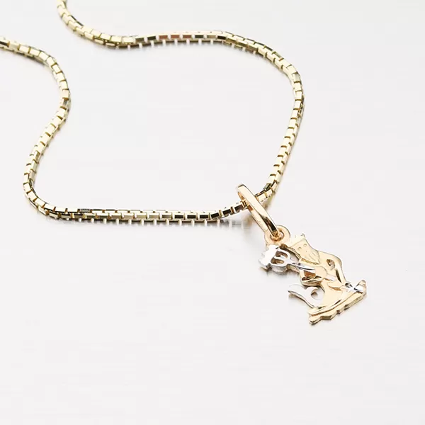 Zlatý přívěsek - Vodnář 43-2071-01