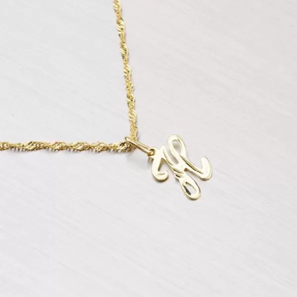 Přívěsek žluté zlato 585 - písmeno H 2-4002-H