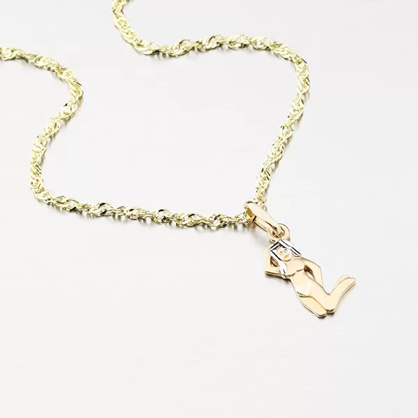 Zlatý přívěsek - Panna 43-2071-08