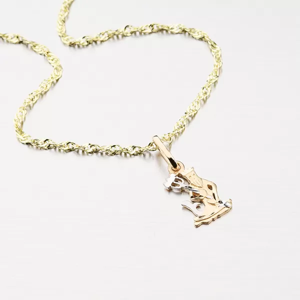 Zlatý přívěsek - Vodnář 43-2071-01