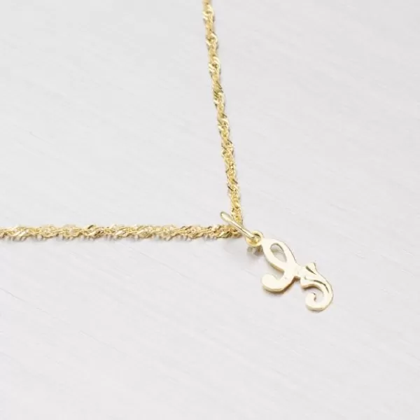 Přívěsek žluté zlato 585 - písmeno 2-4002-S