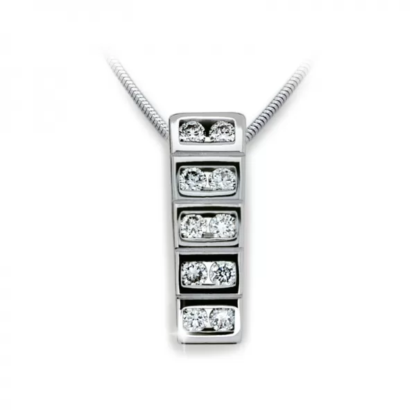 Přívěsek se zirkony DZ2058