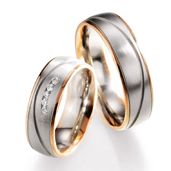 Snubní prsteny s diamanty SP-709