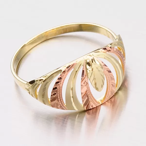 Dámský prsten žluté zlato 585 51P-451