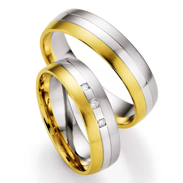 Snubní prsteny s diamanty SP-716