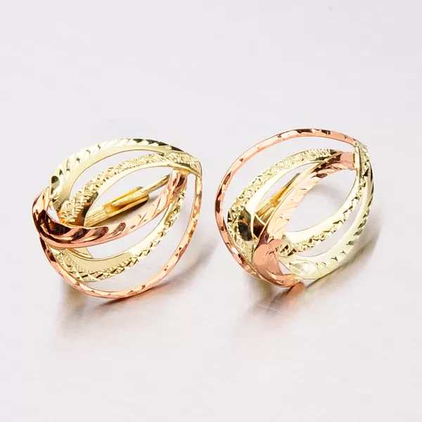 Náušnice ze zlata klasik 52NK-347