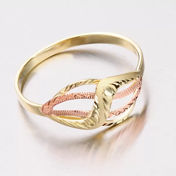 Dámský prsten žluté zlato 585 51P-227