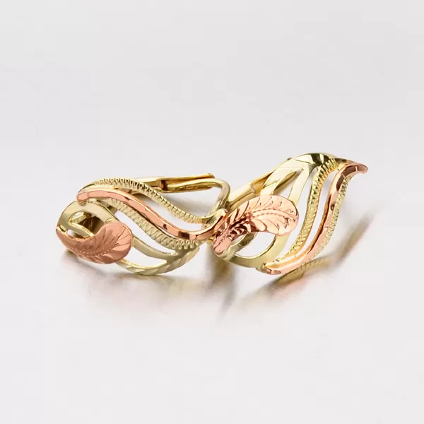 Dámské náušnice gravírované 52NK-157