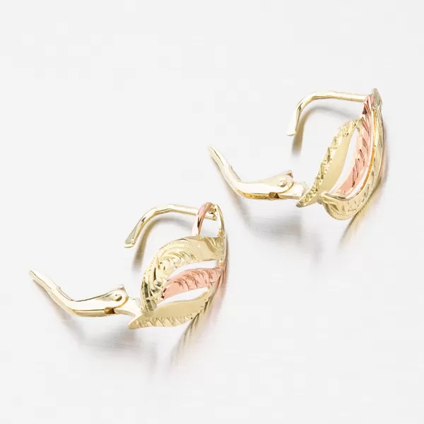 Dámské náušnice gravírované klasik 52NK-077