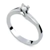 Zásnubní prsten bílé zlato 585/1000 přírodní diamant 0.170 ct G/SI ZP1854D