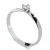Zásnubní prsten bílé zlato 585/1000 s přírodním diamantem 0.090 ct G/SI ZP-1907-B-DIA