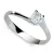 Zásnubní prsten bílé zlato 585/1000 s přírodním diamantem 0.250 ct G/SI ZP-1957-B-DIA