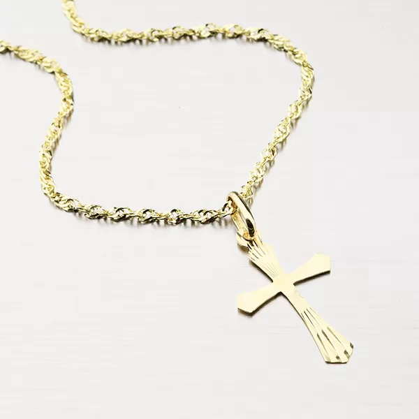 Křížek ze žlutého zlata 132-2032