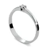 Zásnubní prsten bílé zlato 585/1000 přírodní diamant 0.060 ct G/SI ZP1904D