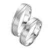 Snubní prsteny bílé zlato 585 přírodní diamant 0.015 ct SP-10070