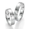Snubní prsteny bílé zlato 585 přírodní diamant 0.045 ct SP-10130