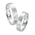 Snubní prsteny bílé zlato 585 přírodní diamant 0.015 ct SP-10110