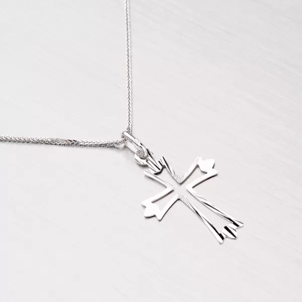 Křížek z bílého zlata 43-2536