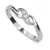 Dámský prsten bílé zlato 585/1000 s přírodními diamanty 0.035 ct G/SI DF-2001-B-DIA