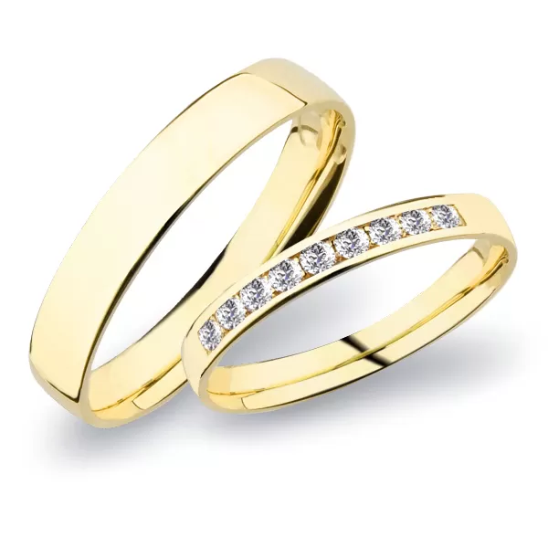 SP-277 Snubní prsteny žluté zlato SP-277Z