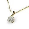 Dámský přívěsek žluté zlato 585/1000 0.245 ct 10922-ZL-ZIR