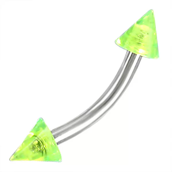 Ocelový piercing do obočí GBDP063