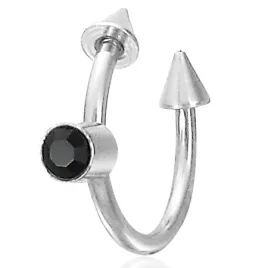 Dámský piercing ocel zirkon GBDS005