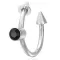 Piercing se zirkonem GBDS005