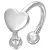 Dámský piercing ocel GBDS034