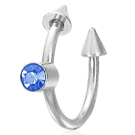 Piercing ocel zirkon GBDS006
