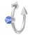 Piercing ocel zirkon GBDS006