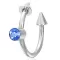 Piercing ocel zirkon GBDS006