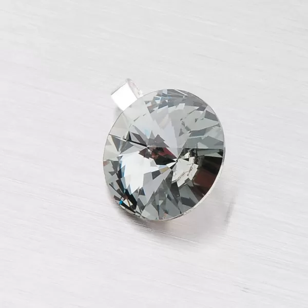 Přívěsek s černým krystalem 10 mm D119ČN-JK