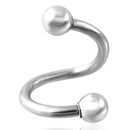 Piercing ocel piericng spirála GJNB013