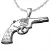 Pánský přívěsek ocel revolver GPMX306