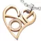 Dámský přívěsek ocel srdce se zirkony GPPC311