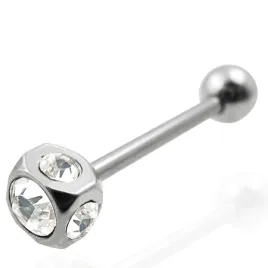 Dámský piercing ocel zirkon GQPC010