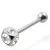 Dámský piercing ocel zirkon GQPC010