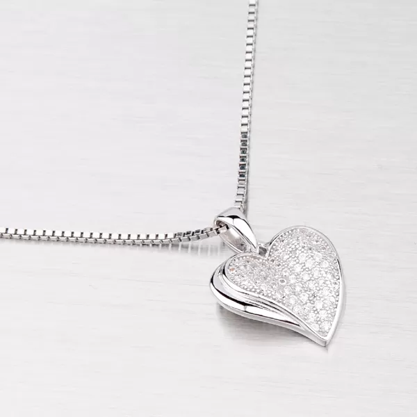 Stříbrný rhodiovaný přívěsek AP1032