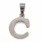 Ocelový přívěsek - písmenko C 63132