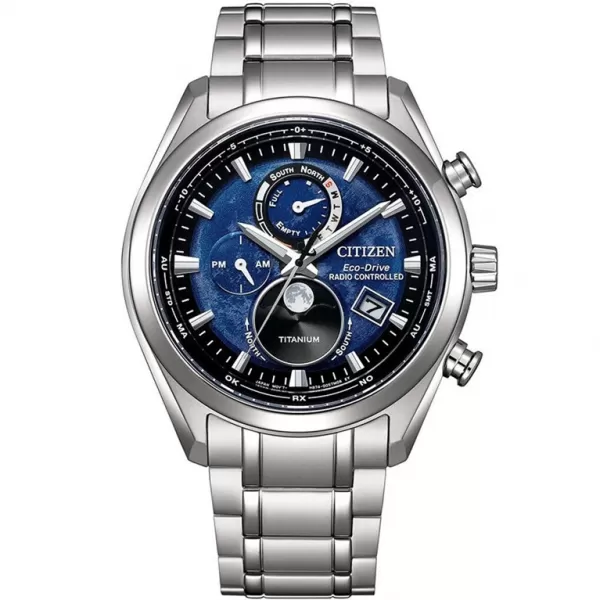 Citizen Sports Eco-Drive Radio Controlled Tsuki-yomi Moon Phase Super Titanium
