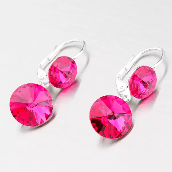 Stříbrný přívěsek s krystaly D139ČV-JK