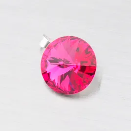 Dámský přívěsek stříbro 925 krystaly 10 mm D119ČV-JK
